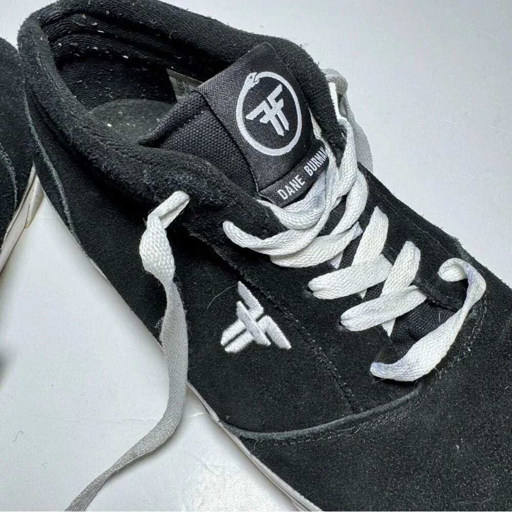 Fallen DOA Black Suede Skate Shoes Men 12 / 46 EU Streetwear Skateboard‎ Grunge